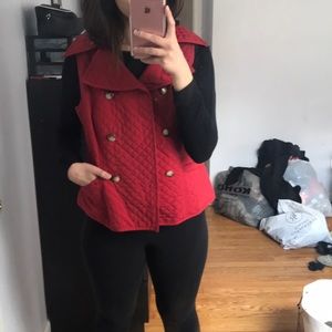 Talbots pleaded vest never worn